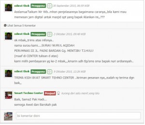 testimoni jam masjid