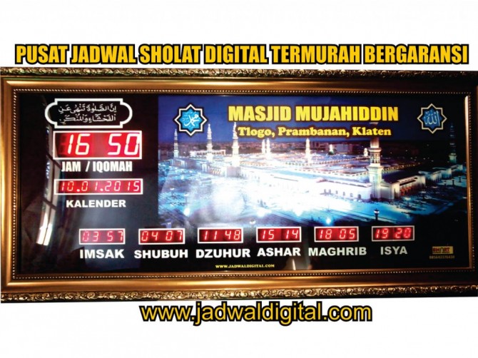 Jam Digital Masjid Smart Techno Center